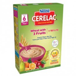 Nestle Cerelac 1 Wheat With 3 Fruits 6 Months Plus (400 G)