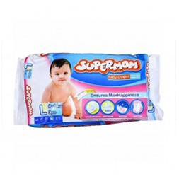 SuperMom Baby Diaper - Size L
