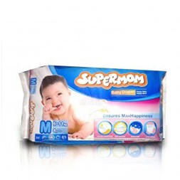 SuperMom Baby Diaper - Size M