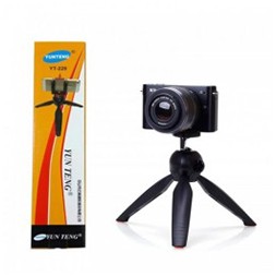 YUNTENG YT-228 Mini Tripod Mount + Phone Holder Clip